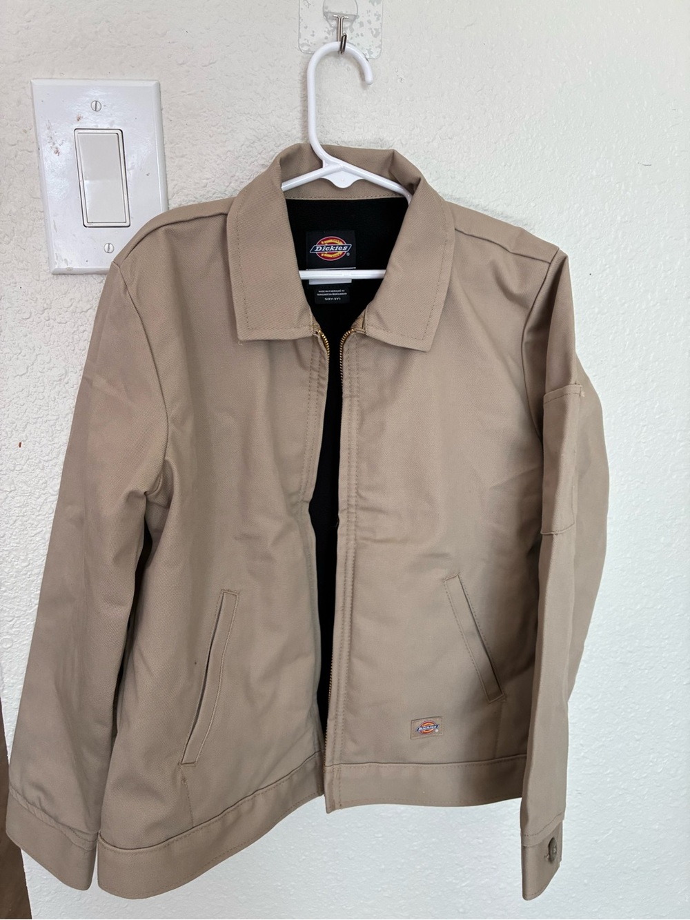 Dickies Tan Bomber Jacket with Black Lining